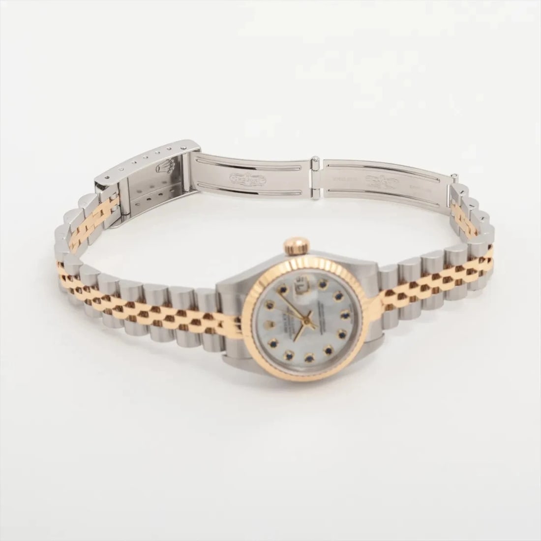ROLEX DATEJUST SS?YG WHITE SHELL - 4