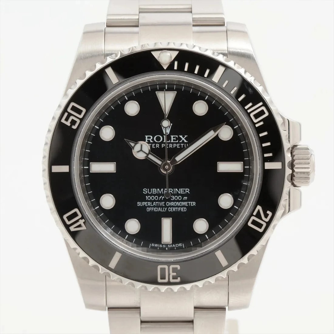 ROLEX SUBMARINER SS BLACK: Rolex Submariner SS black Brand: Rolex Type/Style: Wristwatch Material: SS Color: Dial Color Black Size: Case:W1.6 x H1.6inch / W40 x H40 Circumference of Wrist:6.3inch / 16 Accessories: None