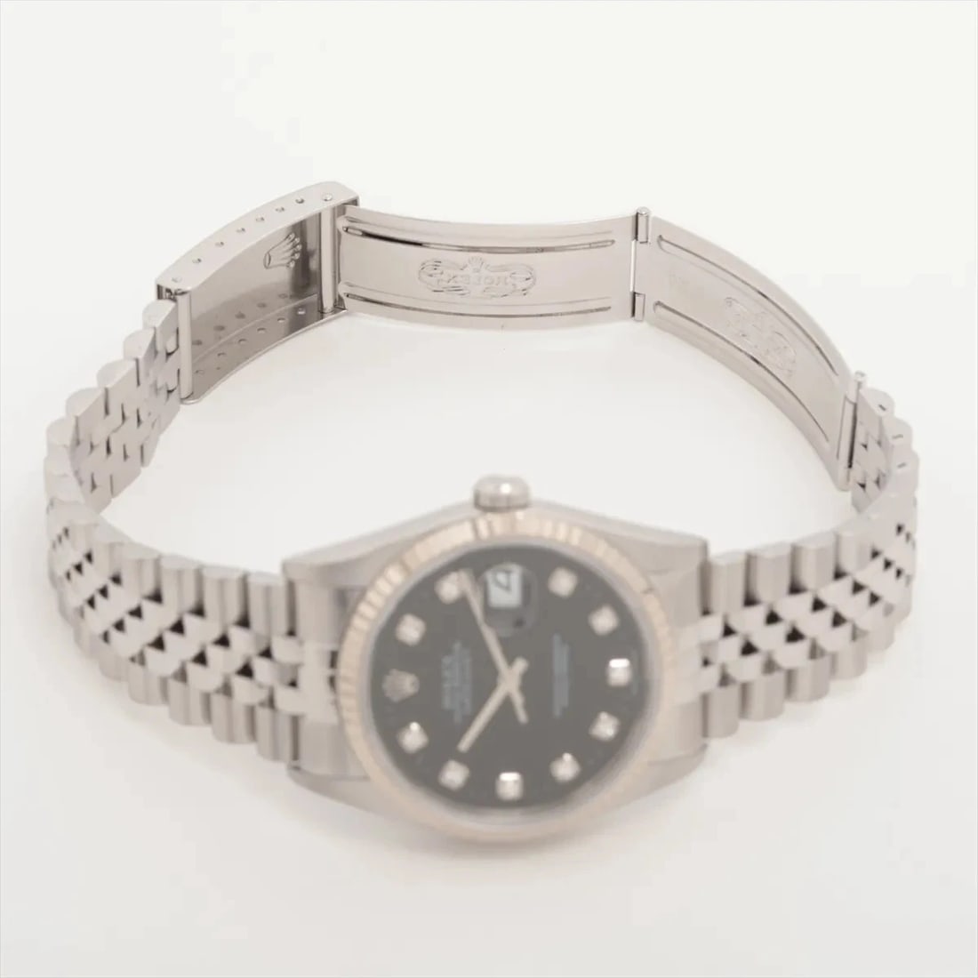 ROLEX DATEJUST SS?WG BLACK - 4