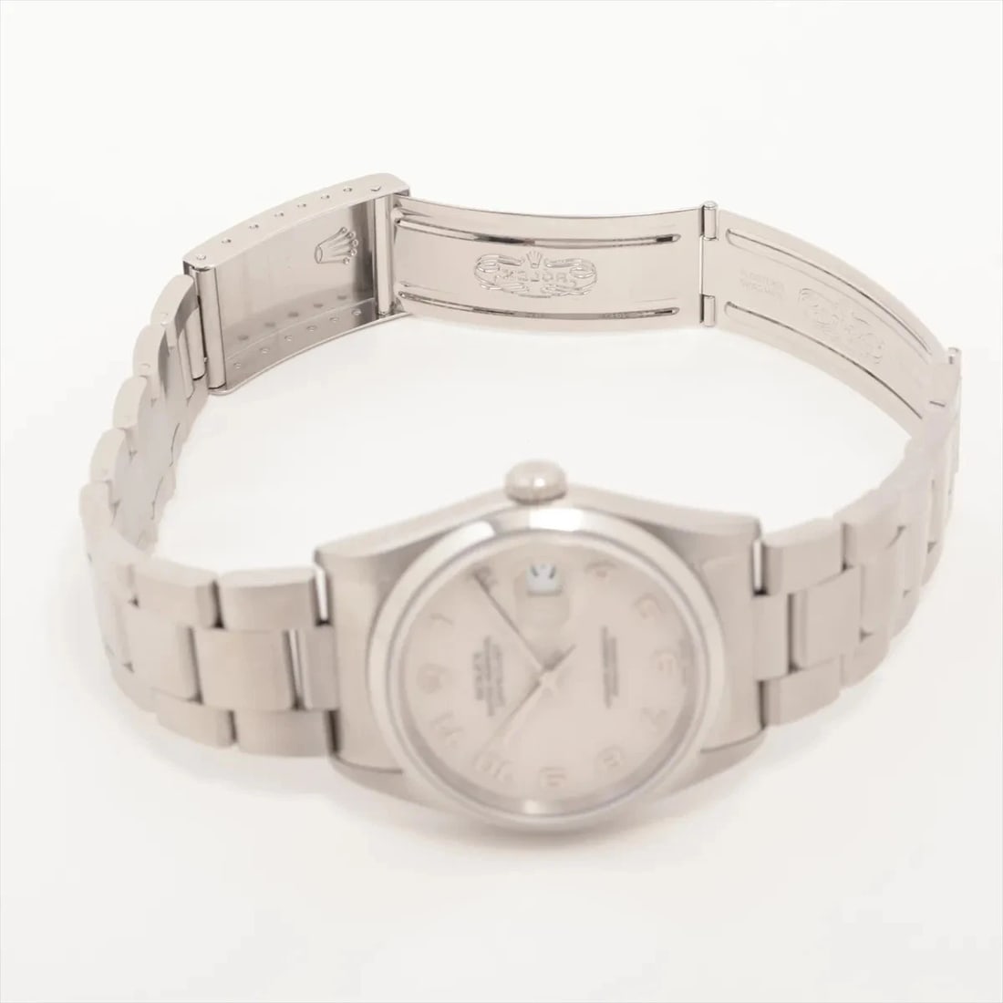 ROLEX DATEJUST SS AT IVORY ENGRAVED COMPUTER - 4