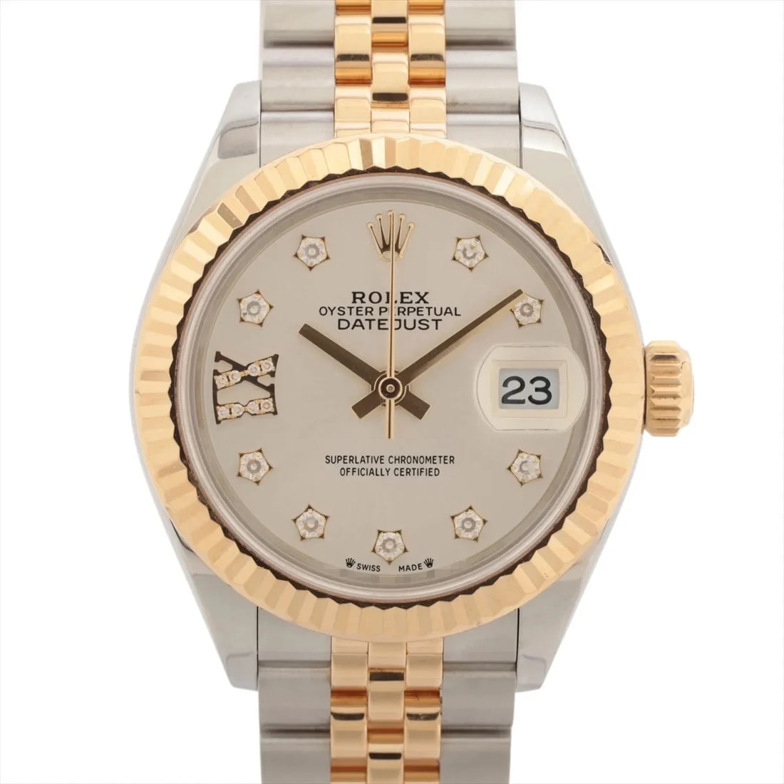 ROLEX DATEJUST SS?YG: Rolex Datejust SS?YG Brand: Rolex Type/Style: Wristwatch Material: SS?YG Color: Dial Color Silver Size: Case:W0.8 x H0.8inch / W28 x H28 Circumference of Wrist:6.3inch / 16 Accessories: None