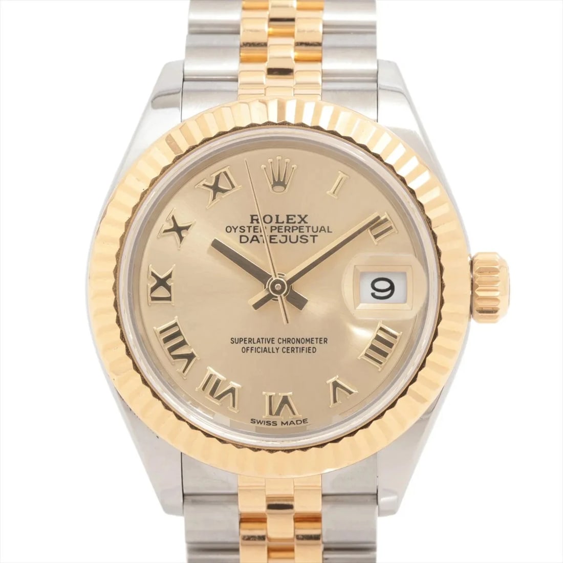ROLEX DATEJUST SS?YG: Rolex Datejust SS?YG Brand: Rolex Type/Style: Wristwatch Material: SS?YG Color: Dial Color Champagne Size: Case:W0.8 x H0.8inch / W28 x H28 Circumference of Wrist:6.3inch / 16 Accessories: None