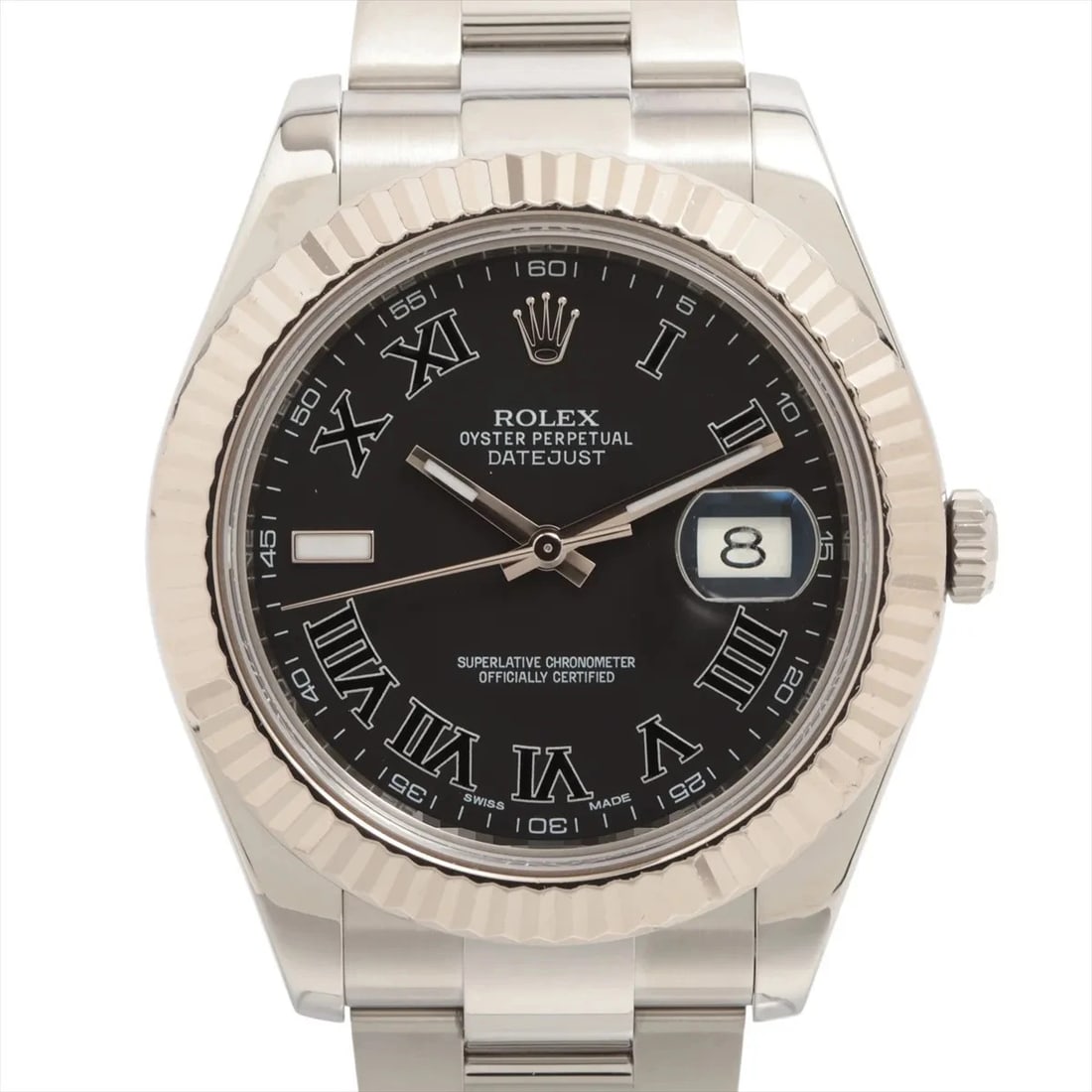 ROLEX DATEJUST SS?WG: Rolex Datejust SS?WG Brand: Rolex Type/Style: Wristwatch Material: SS?WG Color: Dial Color Gray Size: Case:W1.6 x H1.6inch / W41 x H41 Circumference of Wrist:7.5inch / 19 Accessories: None
