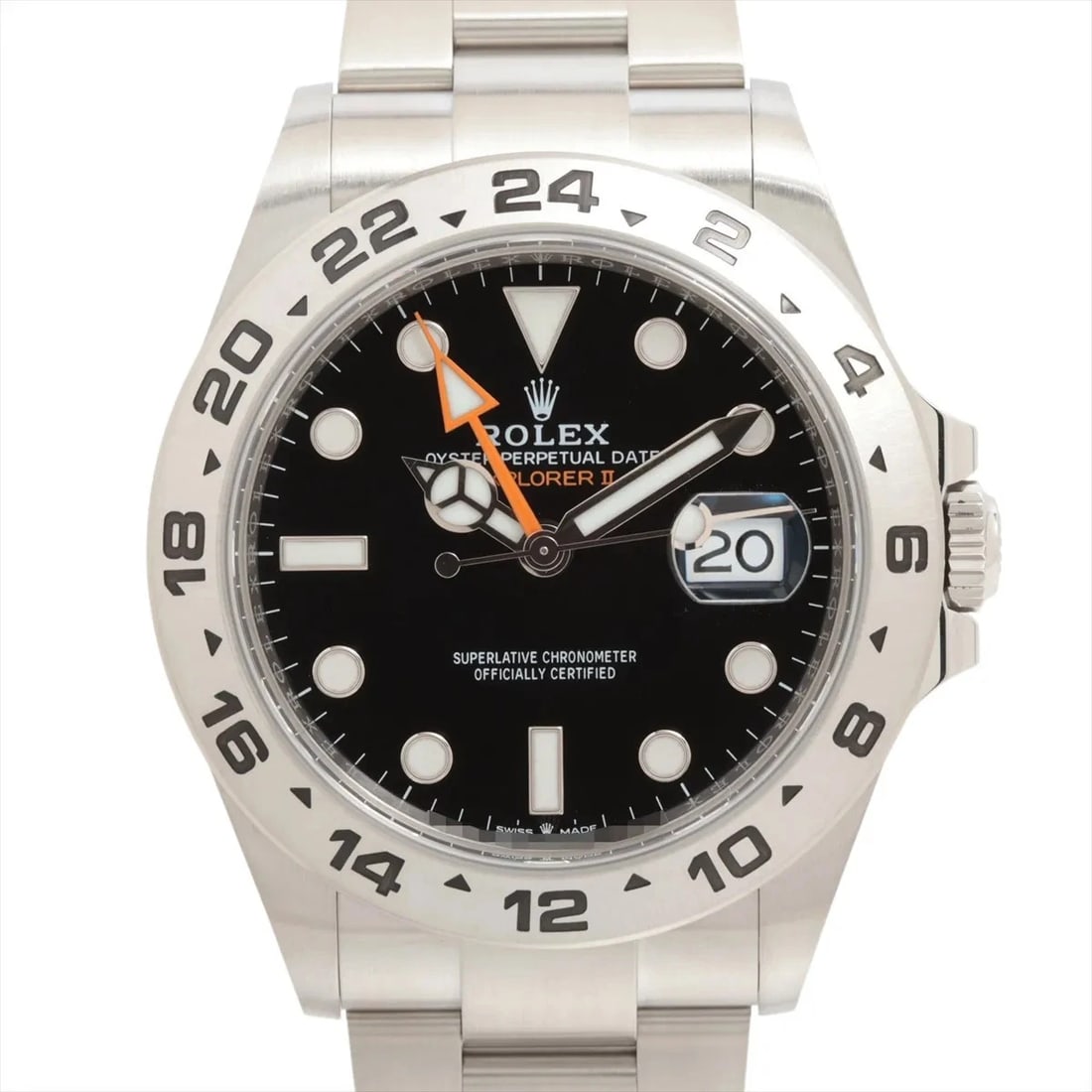 ROLEX EXPLORER SS BLACK: Rolex Explorer SS black Brand: Rolex Type/Style: Wristwatch Material: SS Color: Dial Color Black Size: Case:W1.6 x H1.6inch / W42 x H42 Circumference of Wrist:7.3inch / 18.5 Accessories: None