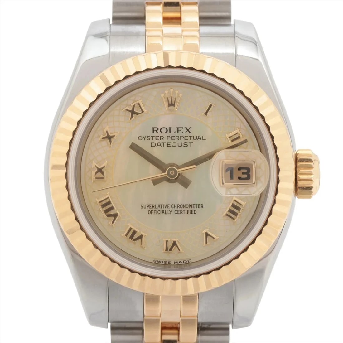 ROLEX DATEJUST SS?YG YELLOW SHELL: Rolex Datejust SS?YG Yellow shell Brand: Rolex Type/Style: Wristwatch Material: SS?YG Color: Dial Color Yellow shell Size: Case:W0.8 x H0.8inch / W26 x H26 Circumference of Wrist:6.3inch / 16