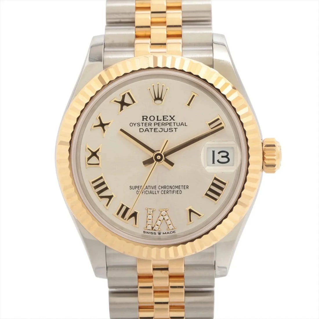 ROLEX DATEJUST SS?YG JUBILEE BRACELET: Rolex Datejust SS?YG jubilee bracelet Brand: Rolex Type/Style: Wristwatch Material: SS?YG Color: Dial Color Silver Size: Case:W1.2 x H1.2inch / W31 x H31 Circumference of Wrist:6.7inch / 17