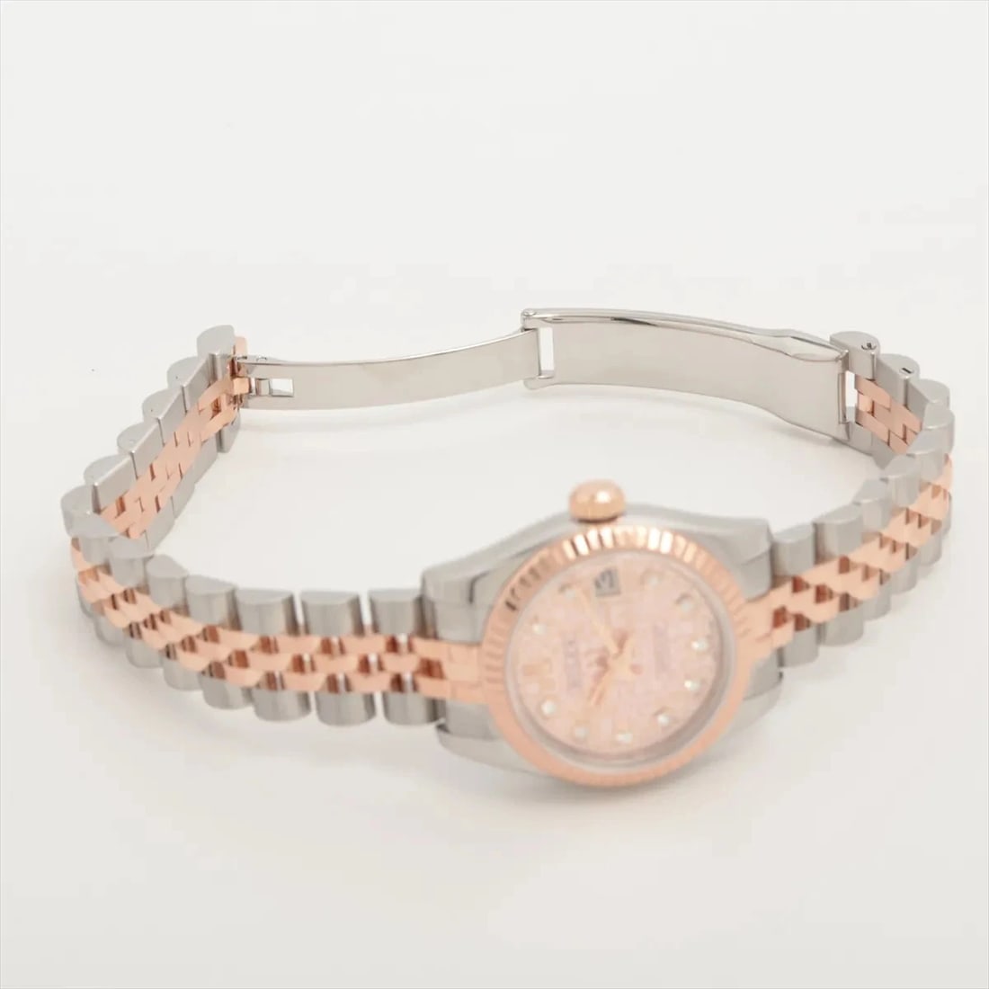 ROLEX DATEJUST PG?SS PINK ENGRAVED COMPUTER - 4