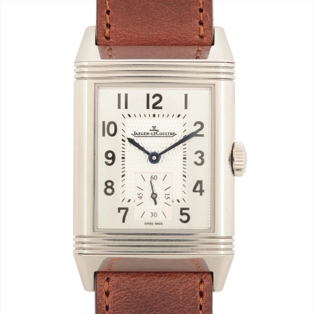 JAEGER-LECOULTRE REVERSO SS & LEATHER (1 of 3)