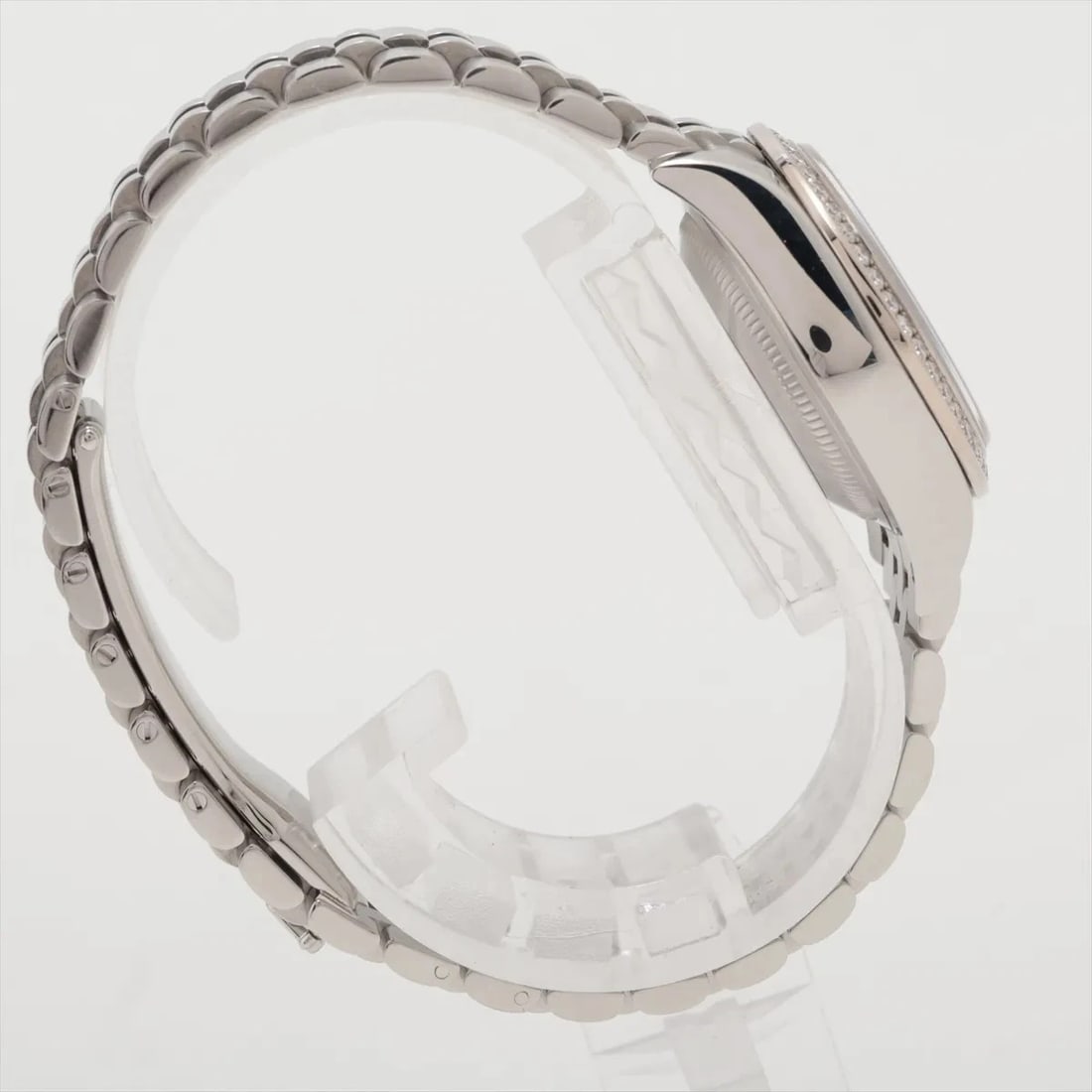 ROLEX DATEJUST SS?WG WHITE SHELL - 3