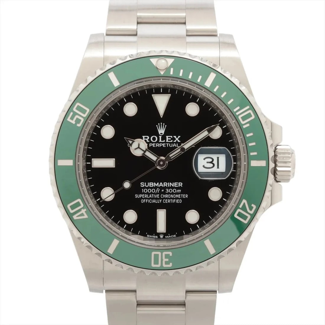 ROLEX SUBMARINER DATE SS BLACK: Rolex SUBMARINER DATE SS Black Brand: Rolex Type/Style: Wristwatch Material: SS Color: Dial Color Black Size: Case:W1.6 x H1.6inch / W41 x H41 Circumference of Wrist:7.5inch / 19 Accessories: None