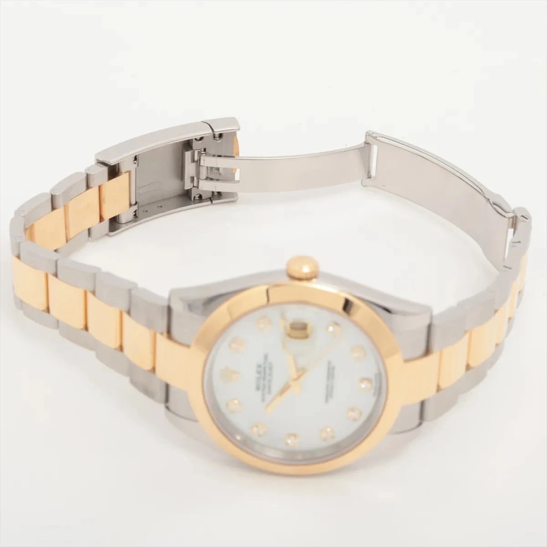 ROLEX DATEJUST SS?YG WHITE SHELL - 4