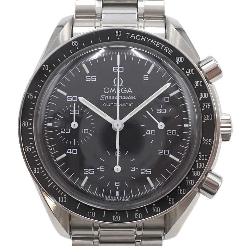 OMEGA WATCH SPEEDMASTER CHRONOGRAPH STAINLESS STEEL: OMEGA WATCH SPEEDMASTER CHRONOGRAPH STAINLESS STEEL Brand: OMEGA Type/Style: Wristwatch Material: SS Color: Dial Color NONE Size: Case size: 369mm Wrist size: 18.5cm Accessories: None Accessories