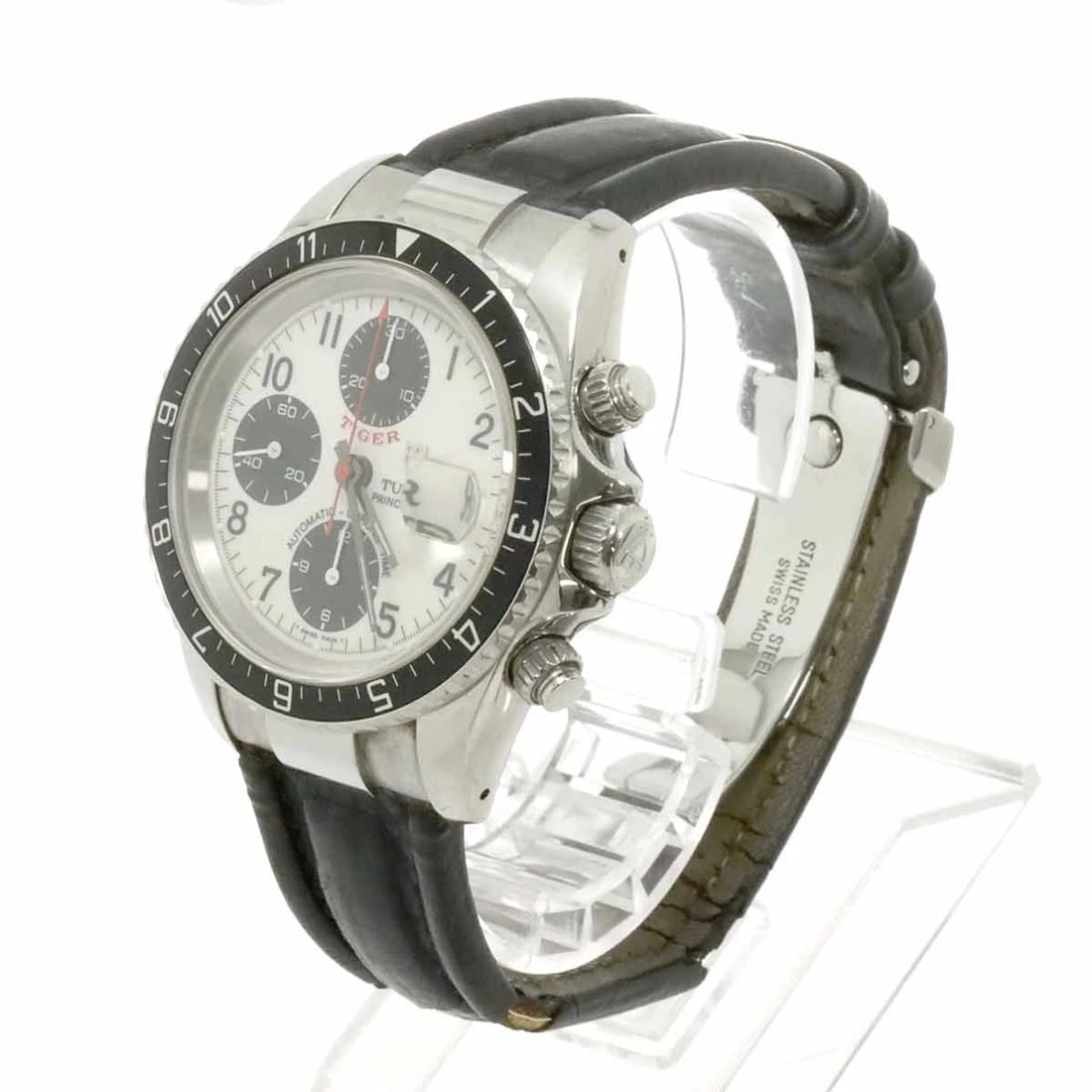 TUDOR CHRONOTIME WATCH CHRONOGRAPH AUTOMATIC STAINLESS STEEL: TUDOR CHRONOTIME WATCH CHRONOGRAPH AUTOMATIC STAINLESS STEEL Brand: TUDOR Type/Style: Wristwatch Material: Stainless steel, Leather Color: Dial Color NONE Size: Wrist Size: 13.5 - 18 cm Accessories: