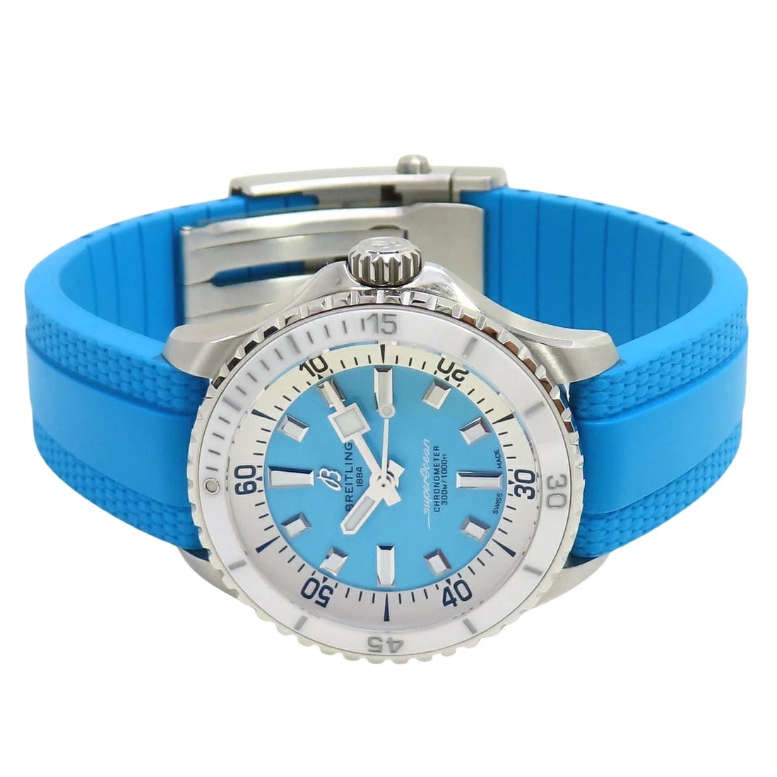 BREITLING WATCH SUPEROCEAN AUTOMATIC TURQUOISE - 2