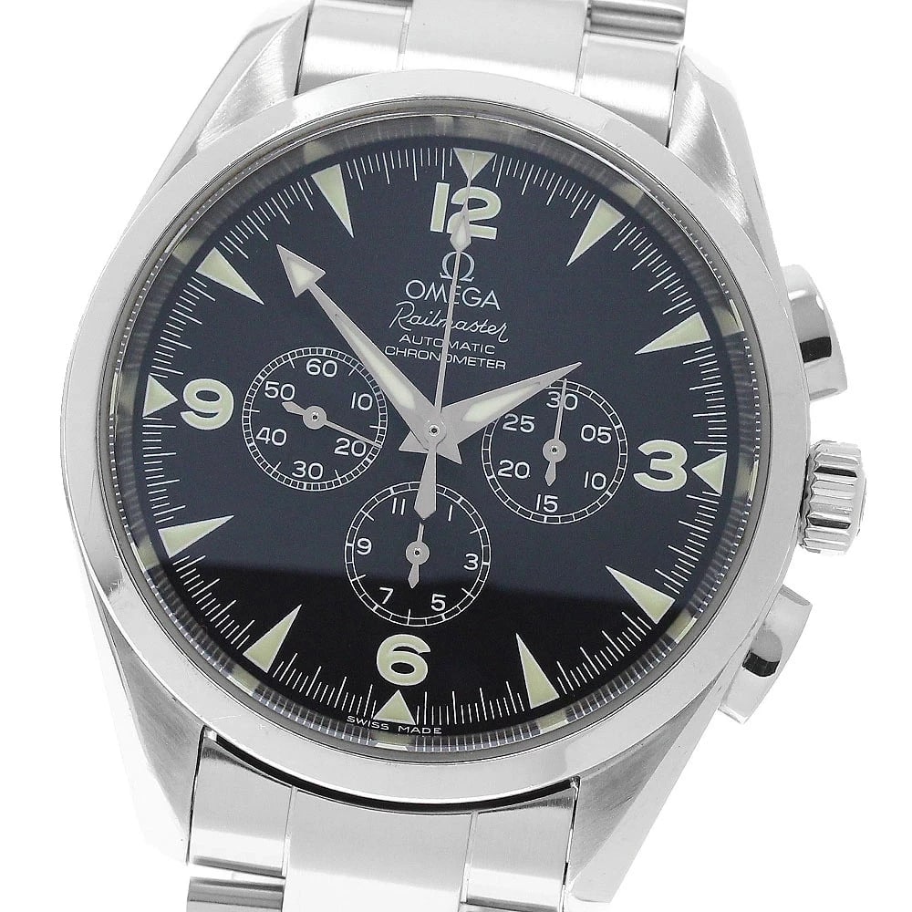 OMEGA WATCH SEAMASTER AQUA TERRA RAILMASTER CHRONOGRAPH AUTOMATIC: OMEGA WATCH SEAMASTER AQUA TERRA RAILMASTER CHRONOGRAPH AUTOMATIC Brand: OMEGA Type/Style: Wristwatch Material: SS Color: Dial Color NONE Size: Case size: 42mm Wrist size: Approx. 18cm Accessories