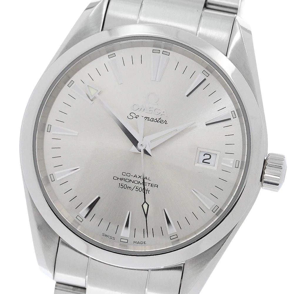 OMEGA WATCH SEAMASTER AQUA TERRA DATE AUTOMATIC STAINLESS STEEL: OMEGA WATCH SEAMASTER AQUA TERRA DATE AUTOMATIC STAINLESS STEEL Brand: OMEGA Type/Style: Wristwatch Material: SS Color: Dial Color NONE Size: Case size: 39mm Wrist size: Approx. 17 + 0.8cm
