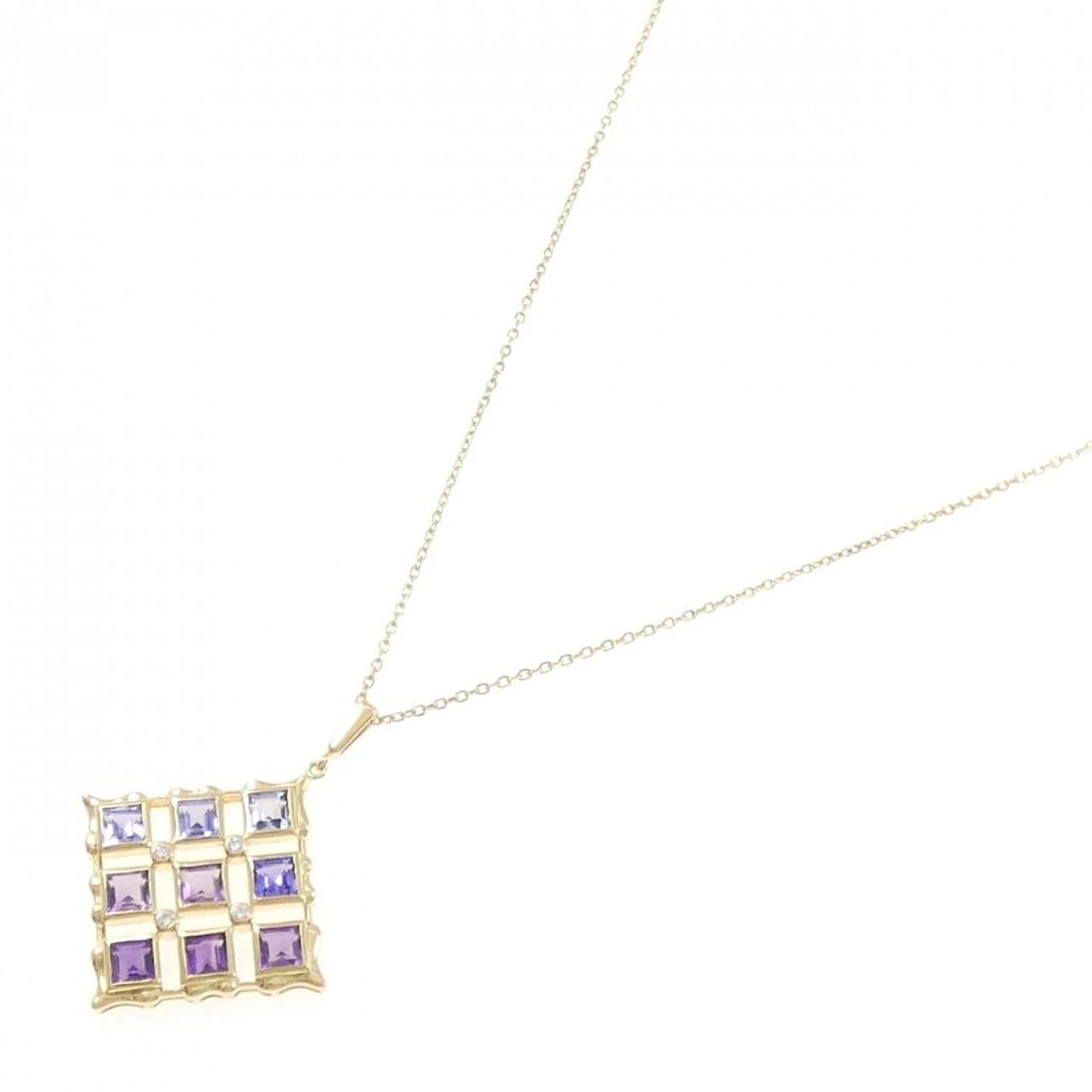 MIKIMOTO COLOR STONE NECKLACE - 2