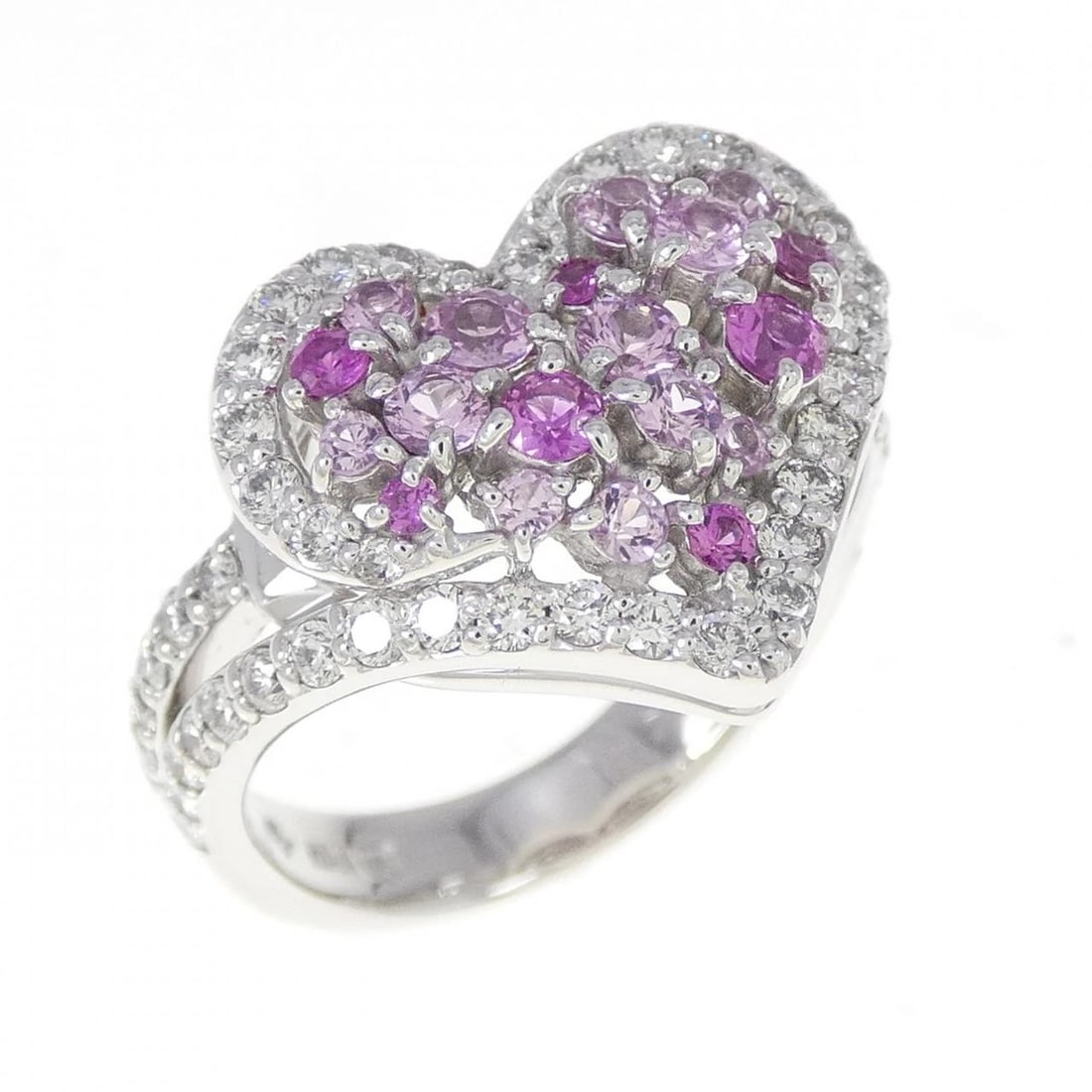 PONTE VECCHIO SAPPHIRE RING: Ponte Vecchio Sapphire Ring Brand: Ponte Vecchio Type/Style: Ponte Vecchio Ring Material: K18 white gold, Main Stone Sapphire Color: white gold Size: US5 3/4 Accessories: None Accessories Notice: