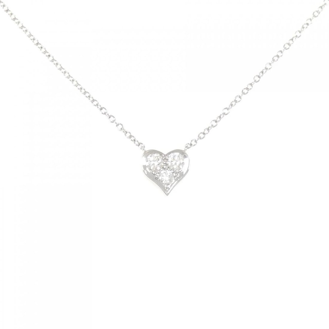 TIFFANY & CO. SENTIMENTAL NECKLACE: TIFFANY & Co. Sentimental Necklace Brand: TIFFANY&Co. Type/Style: TIFFANY&Co. Necklace Material: Platinum950, Main Stone Natural Color: Platinum Size: 41cmPendant length approx. x width approx.: