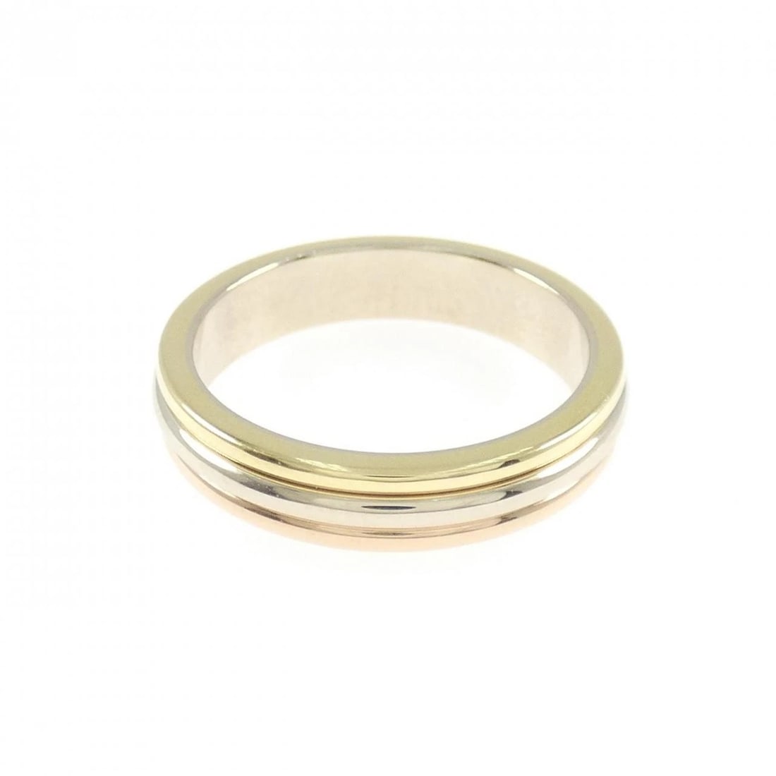 CARTIER THREE-GOLD WEDDING RING - 2