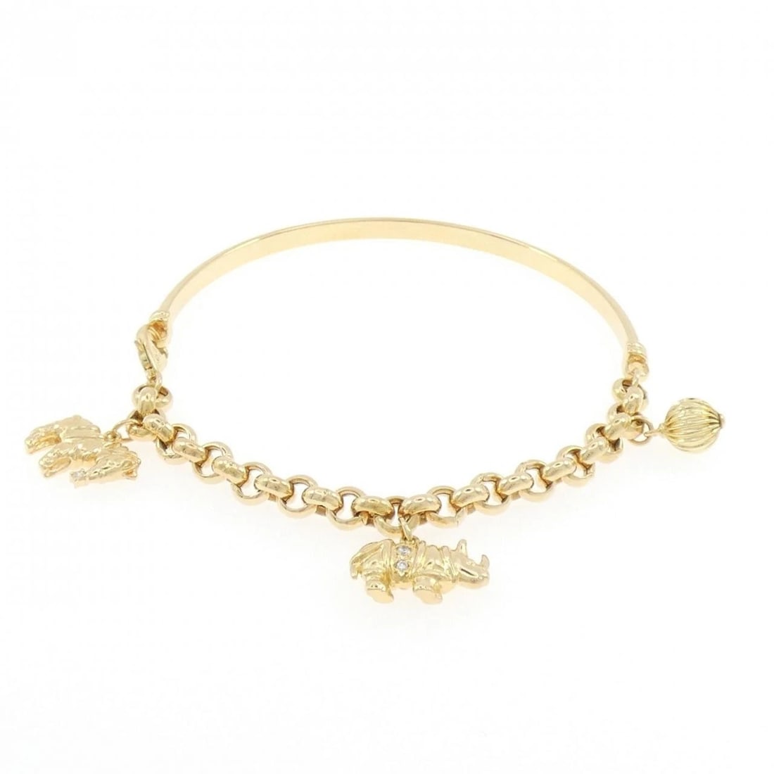 TASAKI DIAMOND BRACELET: TASAKI Diamond Bracelet Brand: TASAKI Type/Style: Tasaki Bracelet Material: K18 yellow gold, Color: yellow gold Size: 19.5cm Max width approx: 17.0mm Accessories: None Accessories Notice: When