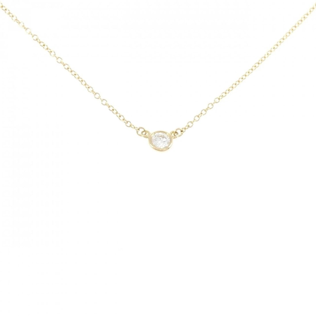 TIFFANY & CO. BY THE YARD NECKLACE: TIFFANY & Co. By the Yard Necklace Brand: TIFFANY&Co. Type/Style: TIFFANY&Co. Necklace Material: 750 yellow gold, Main Stone Natural Color: yellow gold Size: 41cm Diameteraround: 4.2mm Chain maximum w