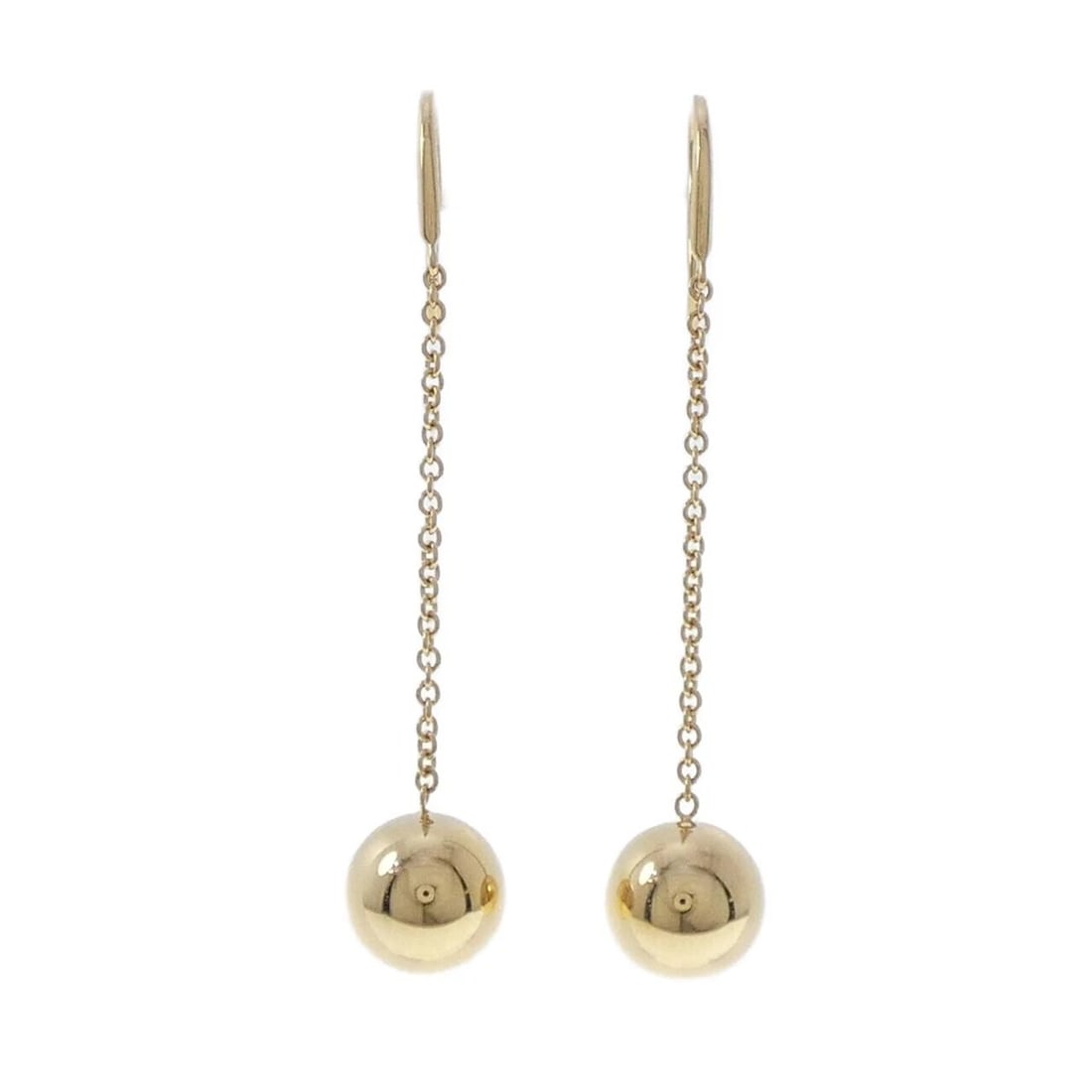 TIFFANY&CO. BALL HOOK PIERCE: TIFFANY&Co. Ball Hook Pierce Brand: TIFFANY&Co. Type/Style: TIFFANY&Co. Pierce/Earring Material: 750 yellow gold, Color: yellow gold Size: Approximate dimensions (height x width): 42.0 x 9.7 Acces