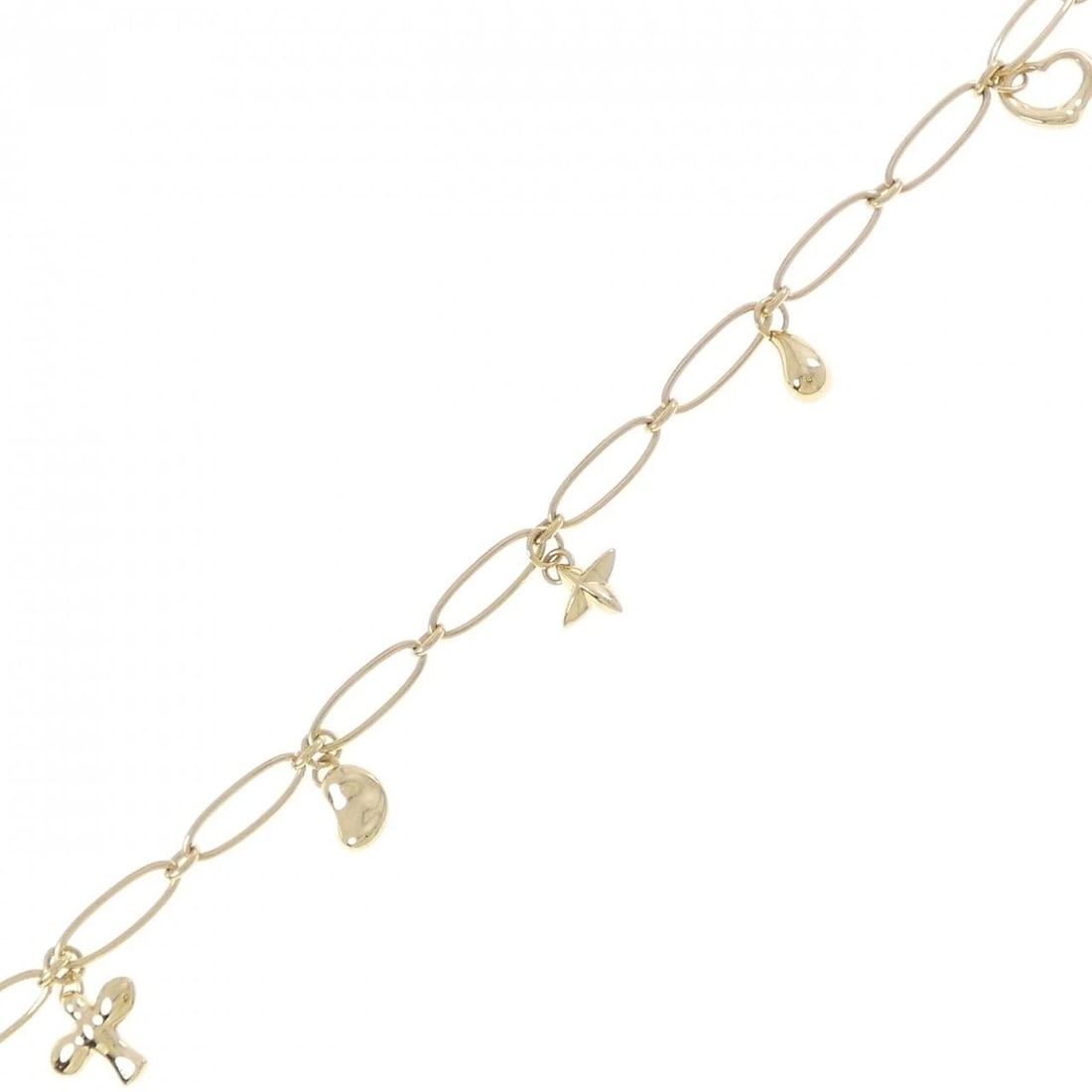 TIFFANY & CO. 750YG BRACELET: TIFFANY & Co. 750YG Bracelet Brand: TIFFANY&Co. Type/Style: TIFFANY & Co. Bracelet Material: 750 yellow gold, Color: yellow gold Size: 18cm Max width approx: 19.2mm Accessories: None Accessories