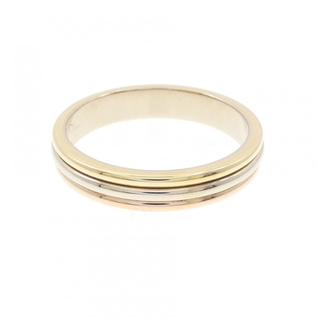 CARTIER THREE-GOLD WEDDING RING - 2