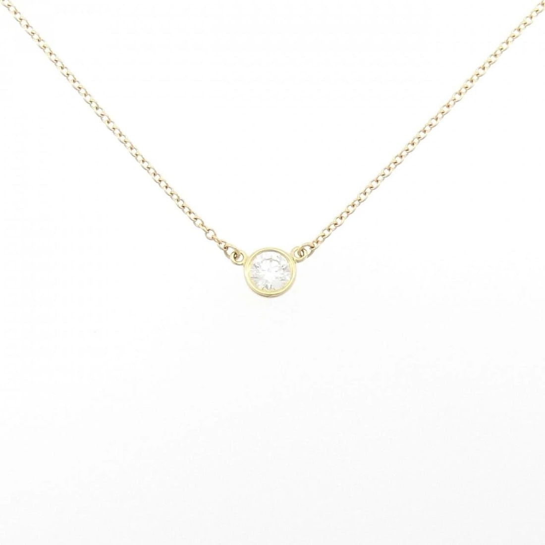 TIFFANY & CO. BY THE YARD NECKLACE: TIFFANY & Co. By the Yard Necklace Brand: TIFFANY&Co. Type/Style: TIFFANY&Co. Necklace Material: 750 yellow gold, Main Stone Natural Color: yellow gold Size: 40cm Diameteraround: 5.0mm Chain maximum w