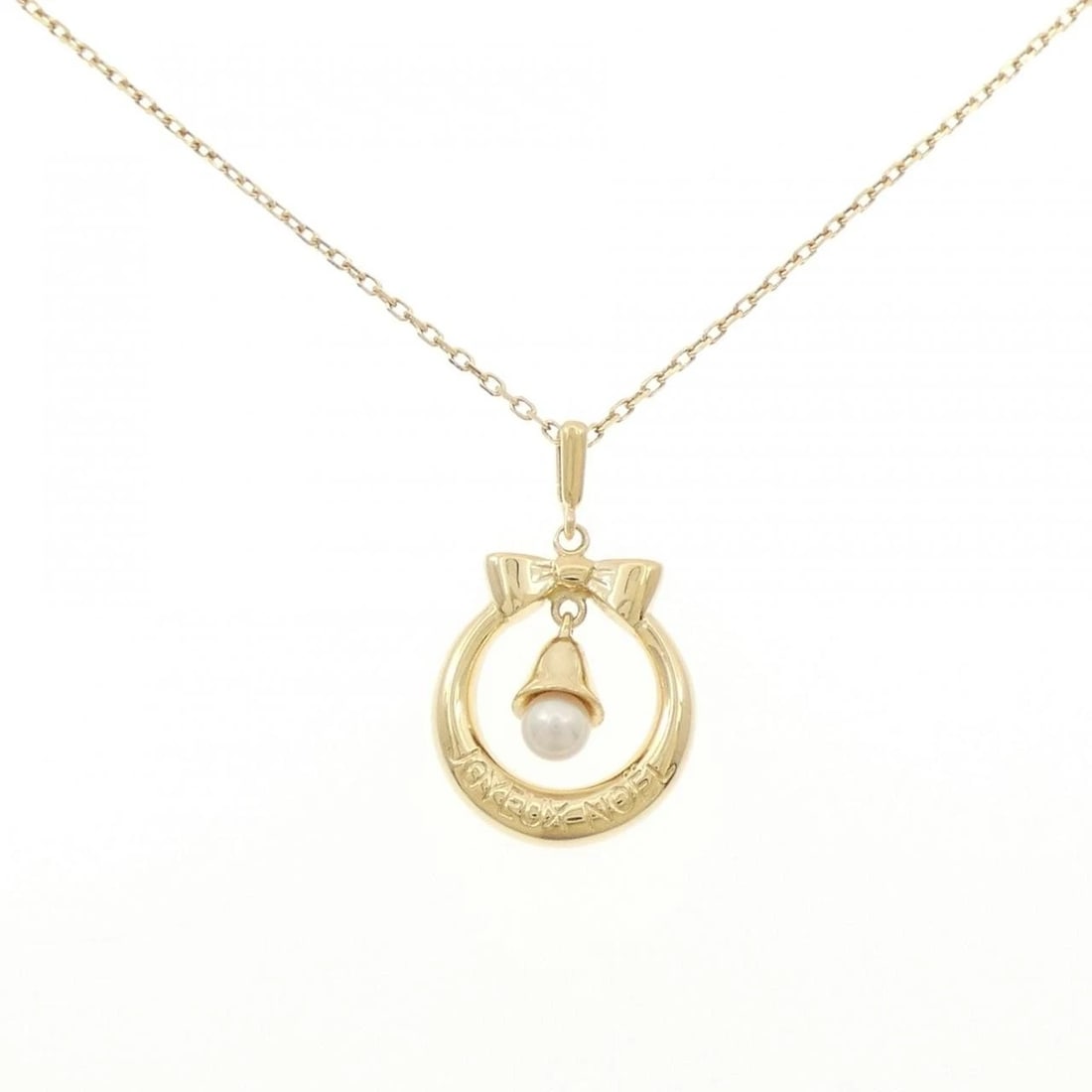 MIKIMOTO AKOYA PEARL NECKLACE: Mikimoto Akoya Pearl Necklace Brand: MIKIMOTO Type/Style: Mikimoto Necklace Material: K18 yellow gold, Color: yellow gold Size: 38cm Pendant length approx. x width approx.: 24.0mmx14.8mm Chain maximum