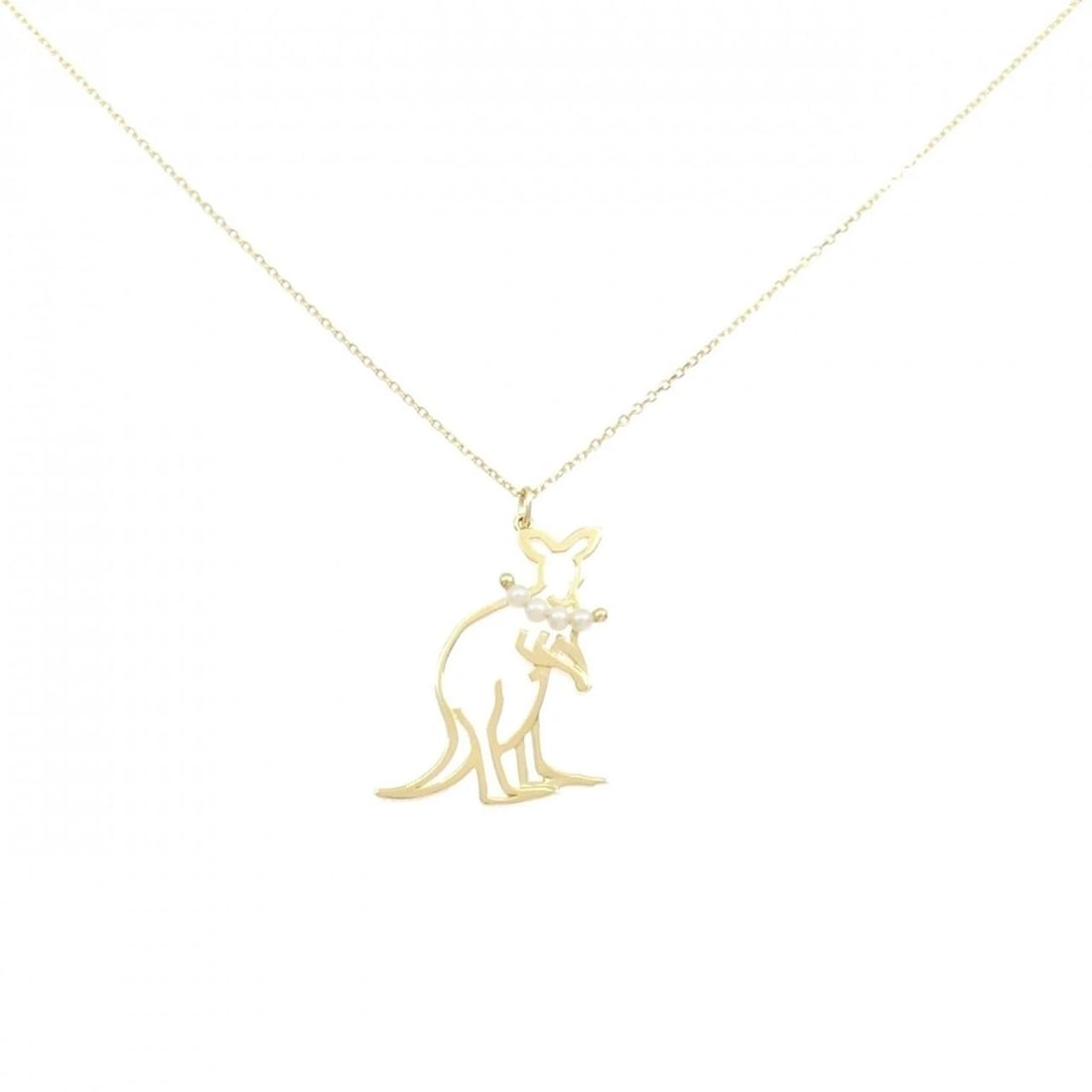 TASAKI PRETTY IN PEARLS MAGGIE NECKLACE: TASAKI Pretty in Pearls Maggie Necklace Brand: TASAKI Type/Style: Tasaki Necklace Material: 750 yellow gold, Color: yellow gold Size: -45cm Pendant length approx. x width approx.: 26.9mmx18.9mm Chain