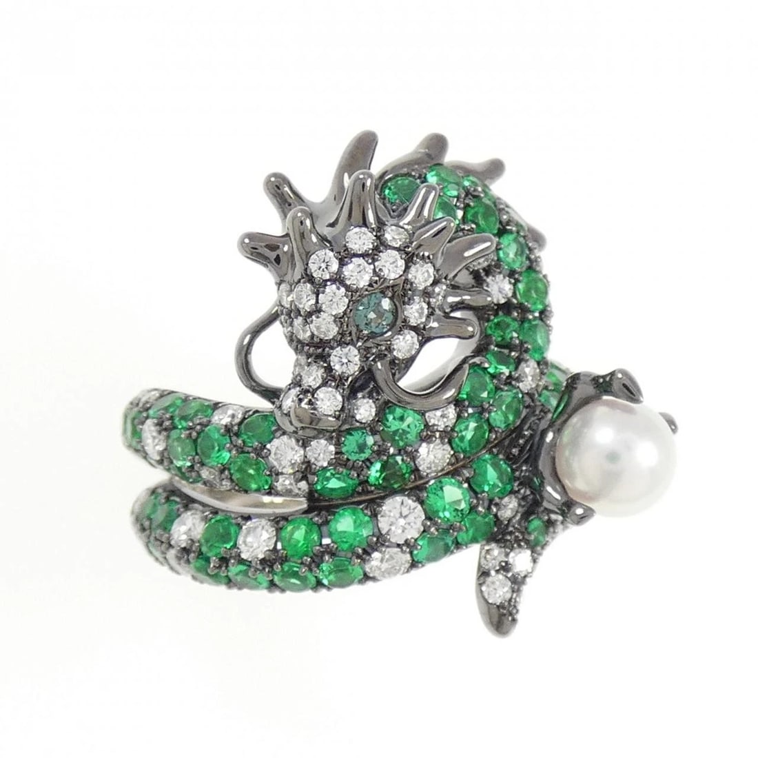 MIKIMOTO COLORED STONE RING