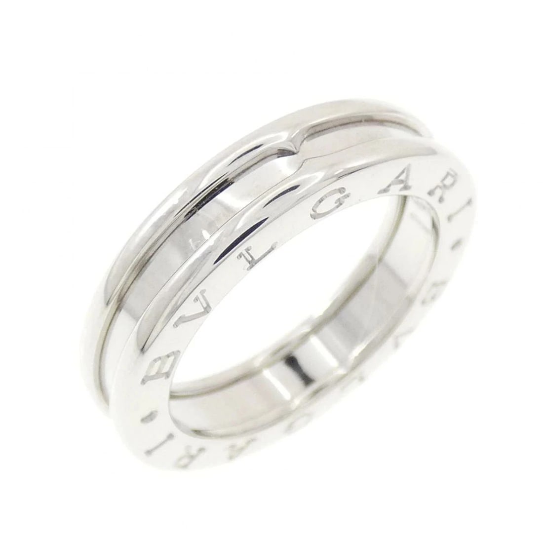 BVLGARI B.ZERO1 RING 18K WHITE GOLD 1 BAND: Bvlgari B.zero1 Ring 18K White Gold 1 Band Brand: Bvlgari Type/Style: Ring Material: 18K White Gold, Color: White Gold Size: US 6.5 Accessories: None Accessories Notice: When purchasing pr