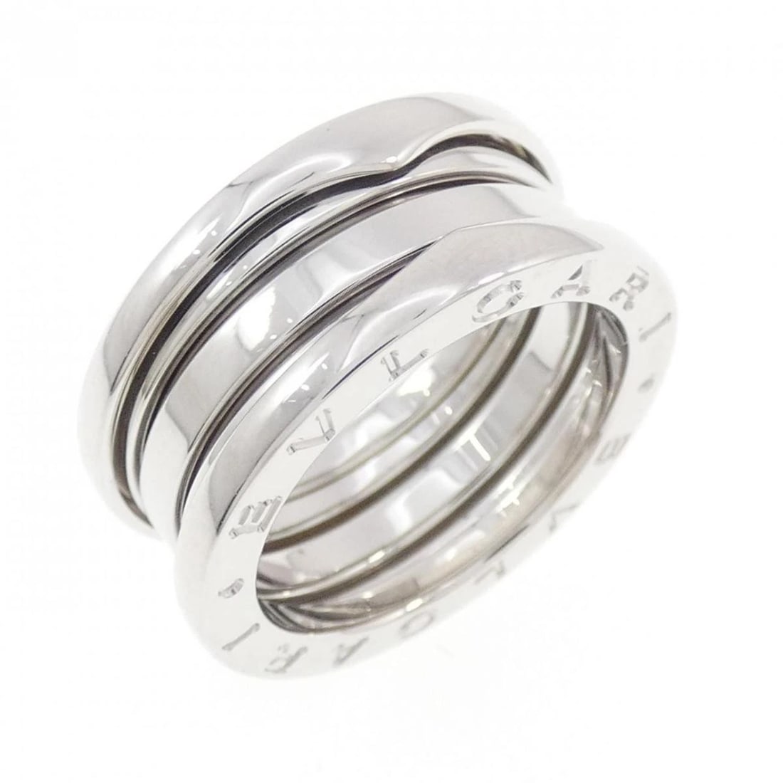 BVLGARI B.ZERO1 3 BAND RING 18K WHITE GOLD: Bvlgari B.zero1 3 Band Ring 18K White Gold Brand: Bvlgari Type/Style: Ring Material: 18K White Gold, Color: White Gold Size: US 5.5 Accessories: None Accessories Notice: When purchasing pr
