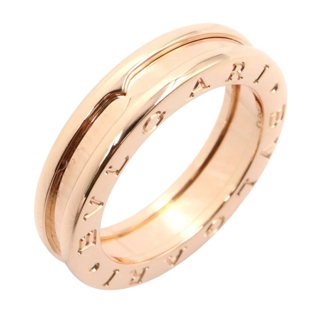 BVLGARI B.ZERO1 RING 18K PINK GOLD: Bvlgari B.zero1 Ring 18K Pink Gold Brand: Bvlgari Type/Style: Ring Material: 18K Pink Gold, Color: Pink Gold Size: US 6 Accessories: None Accessories Notice: When purchasing pre-owned good