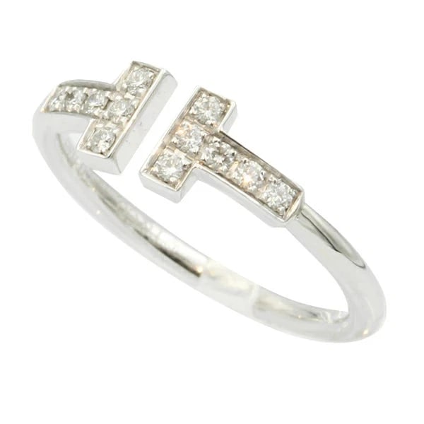 TIFFANY & CO. DIAMOND WIRE RING: Tiffany & Co. Diamond Wire Ring Brand: Tiffany & Co. Type/Style: Ring Material: 18K White Gold , Main Stone Natural Color: White Gold Size: US 5.5 Accessories: None Accessories Notice: Whe