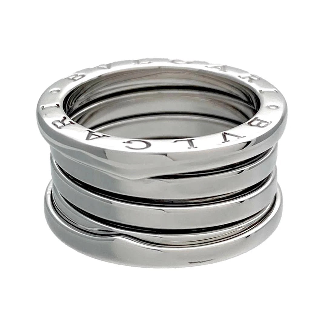 BVLGARI B.ZERO1 RING 18K WHITE GOLD: Bvlgari B.zero1 Ring 18K White Gold Brand: Bvlgari Type/Style: Ring Material: 18K White Gold, Color: White Gold Size: US 7 Accessories: None Accessories Notice: When purchasing pre-owned g