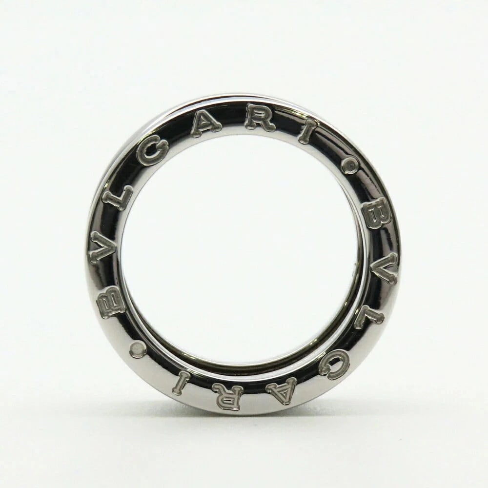 BVLGARI B.ZERO1 RING BAND 18K WHITE GOLD: Bvlgari B.zero1 Ring Band 18K White Gold Brand: Bvlgari Type/Style: Ring Material: 18K White Gold, Color: White Gold Size: US 6 Accessories: None Accessories Notice: When purchasing pre-ow