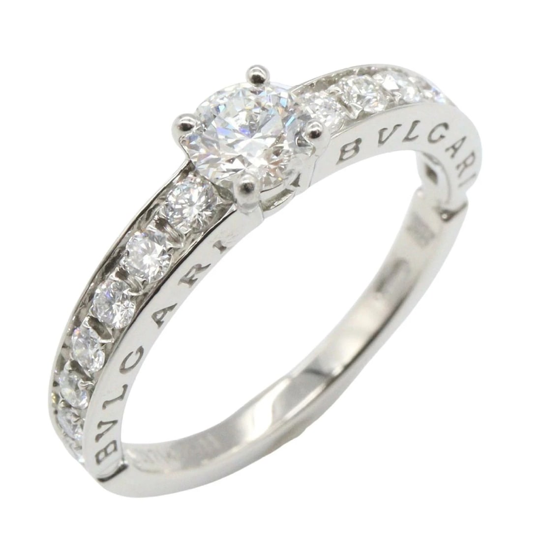BVLGARI RING PLATINUM PT950 DIAMOND (1 of 4)
