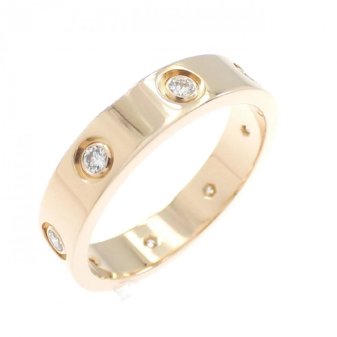 CARTIER MINI LOVE RING 18K PINK GOLD DIAMOND: Cartier Mini Love Ring 18K Pink Gold Diamond Brand: Cartier Type/Style: Ring Material: 18K Pink Gold, Main Stone Natural Color: Pink Gold Size: US 6 Accessories: None Accessories Notice: When