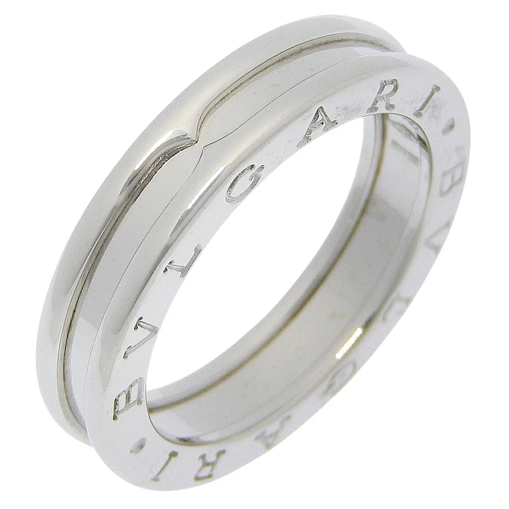 BVLGARI B.ZERO1 RING 18K WHITE GOLD: Bvlgari B.zero1 Ring 18K White Gold Brand: Bvlgari Type/Style: Ring Material: 18K White Gold, Color: White Gold Size: US 6.5 Accessories: None Accessories Notice: When purchasing pre-owned