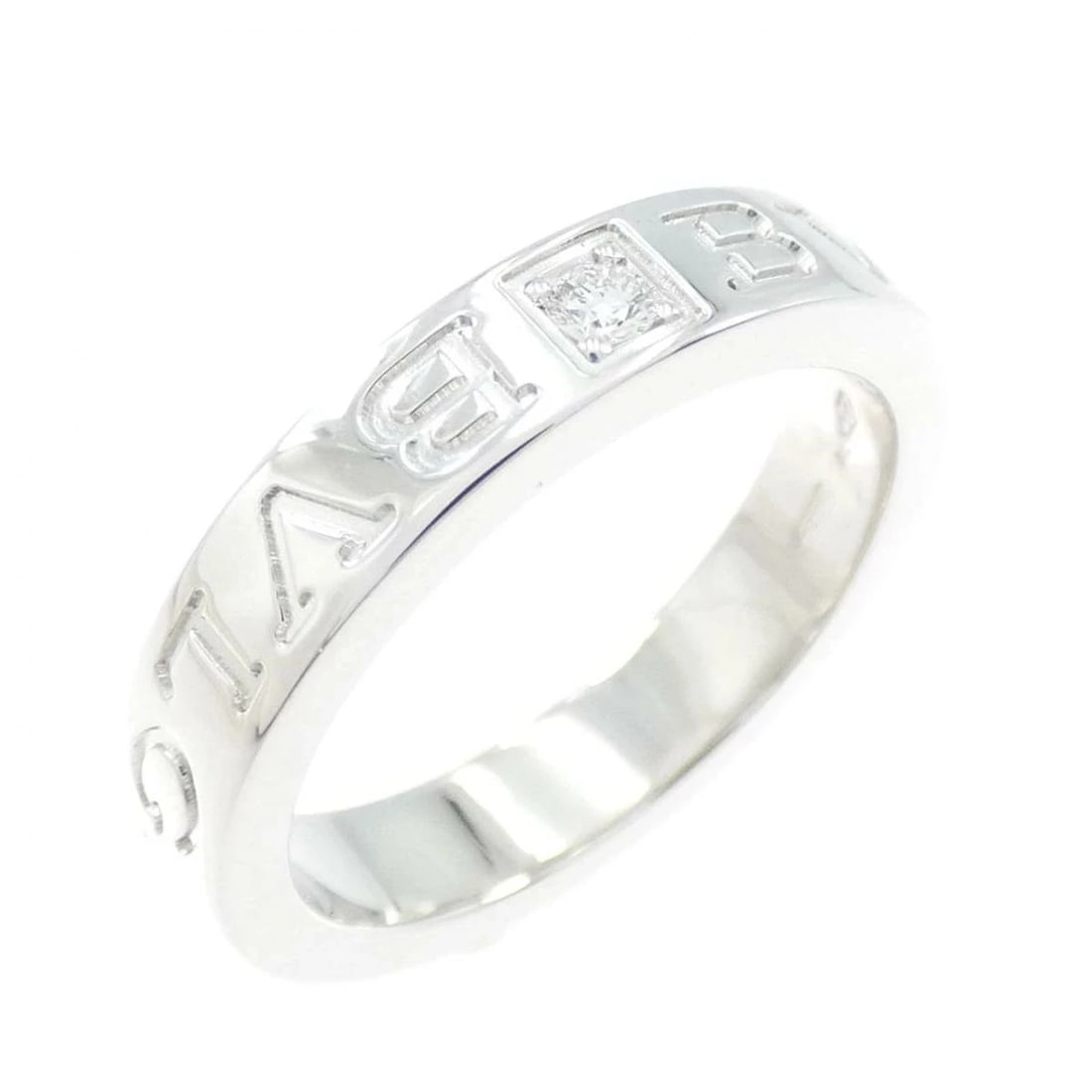 BVLGARI B.ZERO1 RING 18K WHITE GOLD DIAMOND: Bvlgari B.zero1 Ring 18K White Gold Diamond Brand: Bvlgari Type/Style: Ring Material: 18K White Gold, Main Stone Natural Color: White Gold Size: US 6 Accessories: None Accessories Notice: