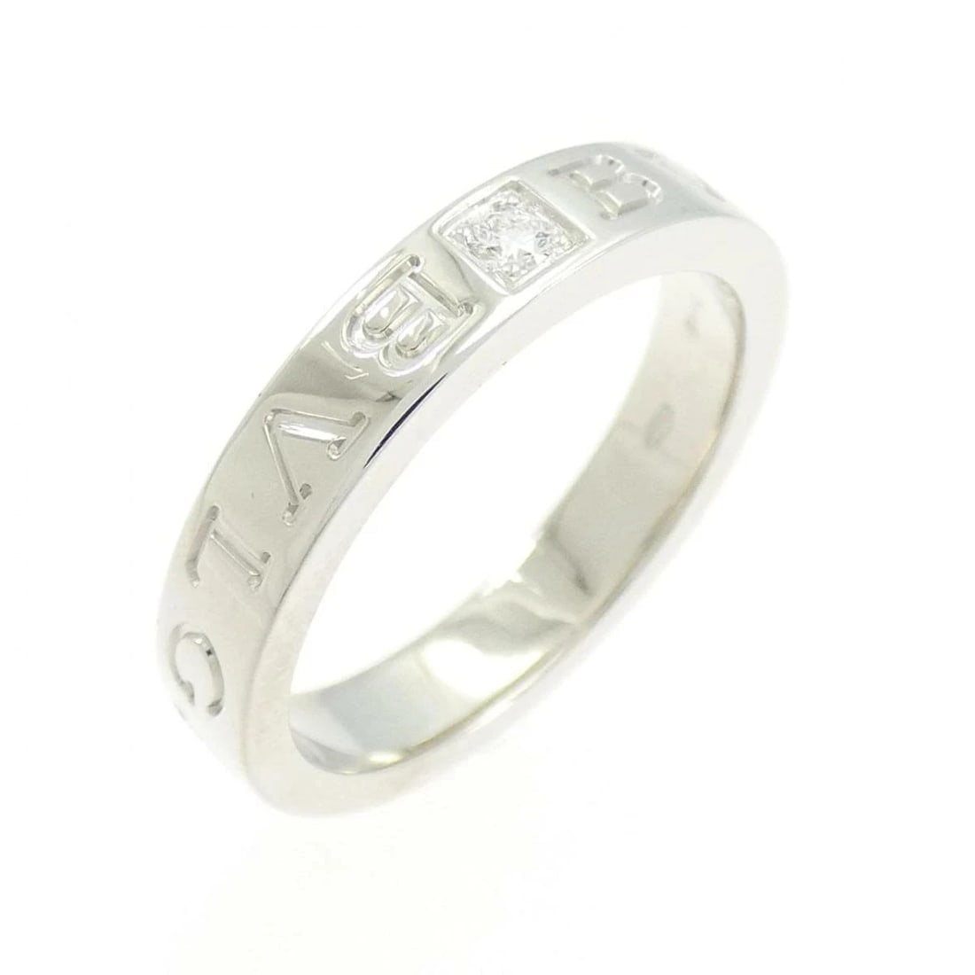 BVLGARI B.ZERO1 RING 18K WHITE GOLD DIAMOND: Bvlgari B.zero1 Ring 18K White Gold Diamond Brand: Bvlgari Type/Style: Ring Material: 18K White Gold, Main Stone Natural Color: White Gold Size: US 7.5 Accessories: None Accessories Notice