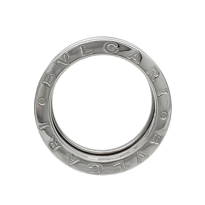 BVLGARI B.ZERO1 2 BAND RING 18K WHITE GOLD: Bvlgari B.zero1 2 Band Ring 18K White Gold Brand: Bvlgari Type/Style: Ring Material: 18K White Gold, Color: White Gold Size: US 6 Accessories: None Accessories Notice: When purchasing pre-