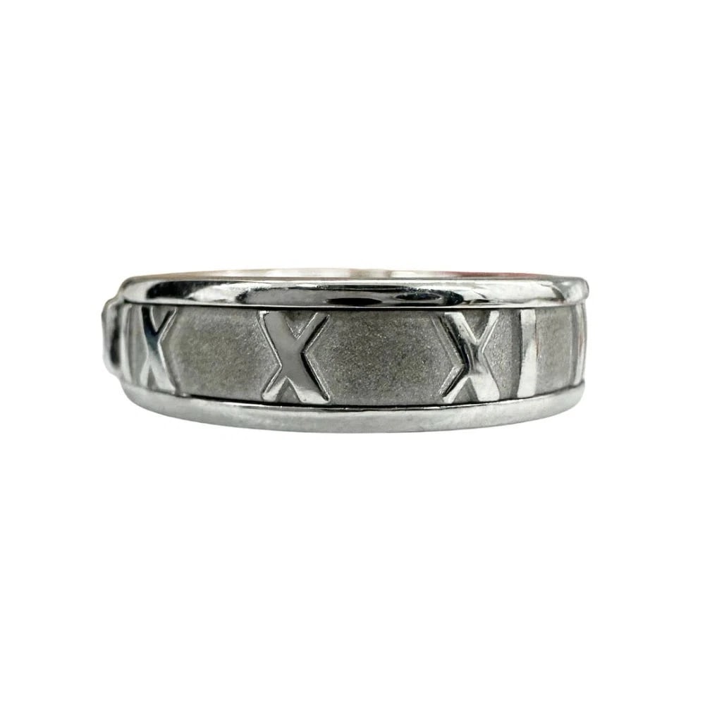 TIFFANY & CO. ATLAS DIAMOND RING 750 WHITE GOLD: Tiffany & Co. Atlas Diamond Ring 750 White Gold Brand: Tiffany & Co. Type/Style: Ring Material: 750 White Gold, Color: White Gold Size: US 7 Accessories: None Accessories Notice: When purc