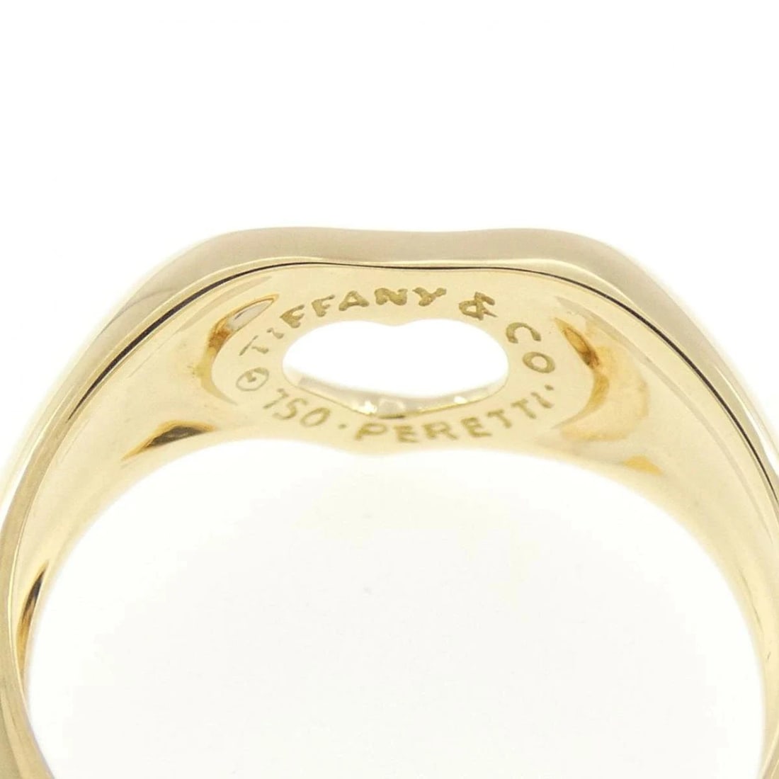 TIFFANY YELLOW GOLD RING SOLID - 4