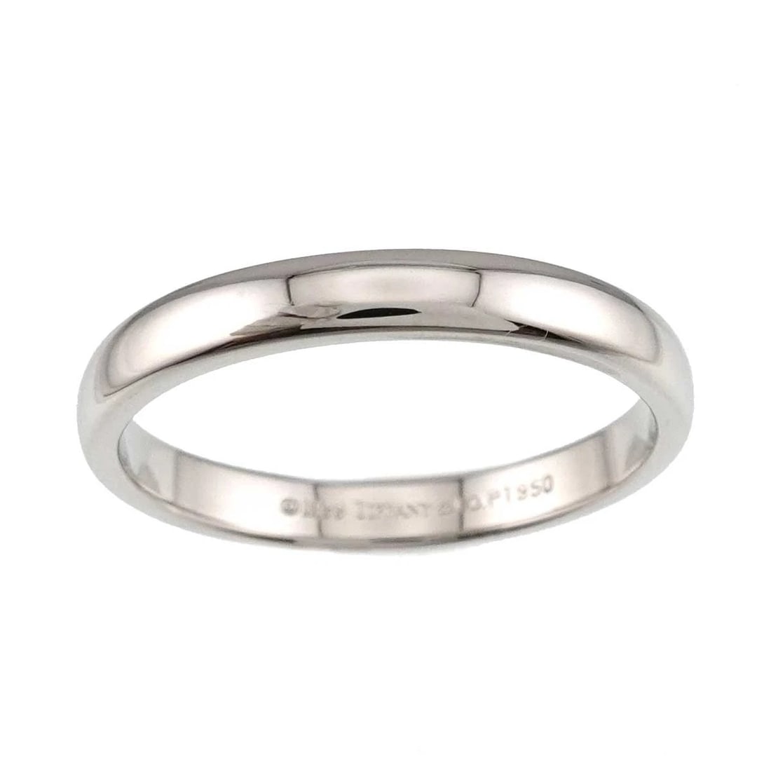 TIFFANY & CO. FOREVER RING PLATINUM: Tiffany & Co. Forever Ring Platinum Brand: Tiffany & Co. Type/Style: Ring Material: PT950, Color: Platinum Size: US 8.5 Accessories: None Accessories Notice: When purchasing pre-owned goods, please