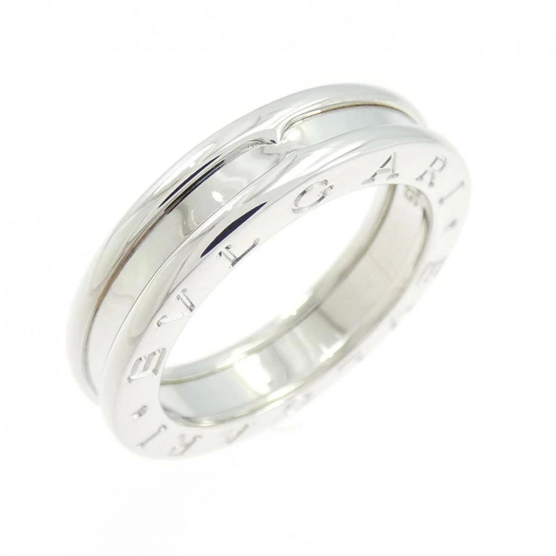BVLGARI B.ZERO1 RING 18K WHITE GOLD: Bvlgari B.zero1 Ring 18K White Gold Brand: Bvlgari Type/Style: Ring Material: 18K White Gold, Color: White Gold Size: US 6 Accessories: None Accessories Notice: When purchasing pre-owned g