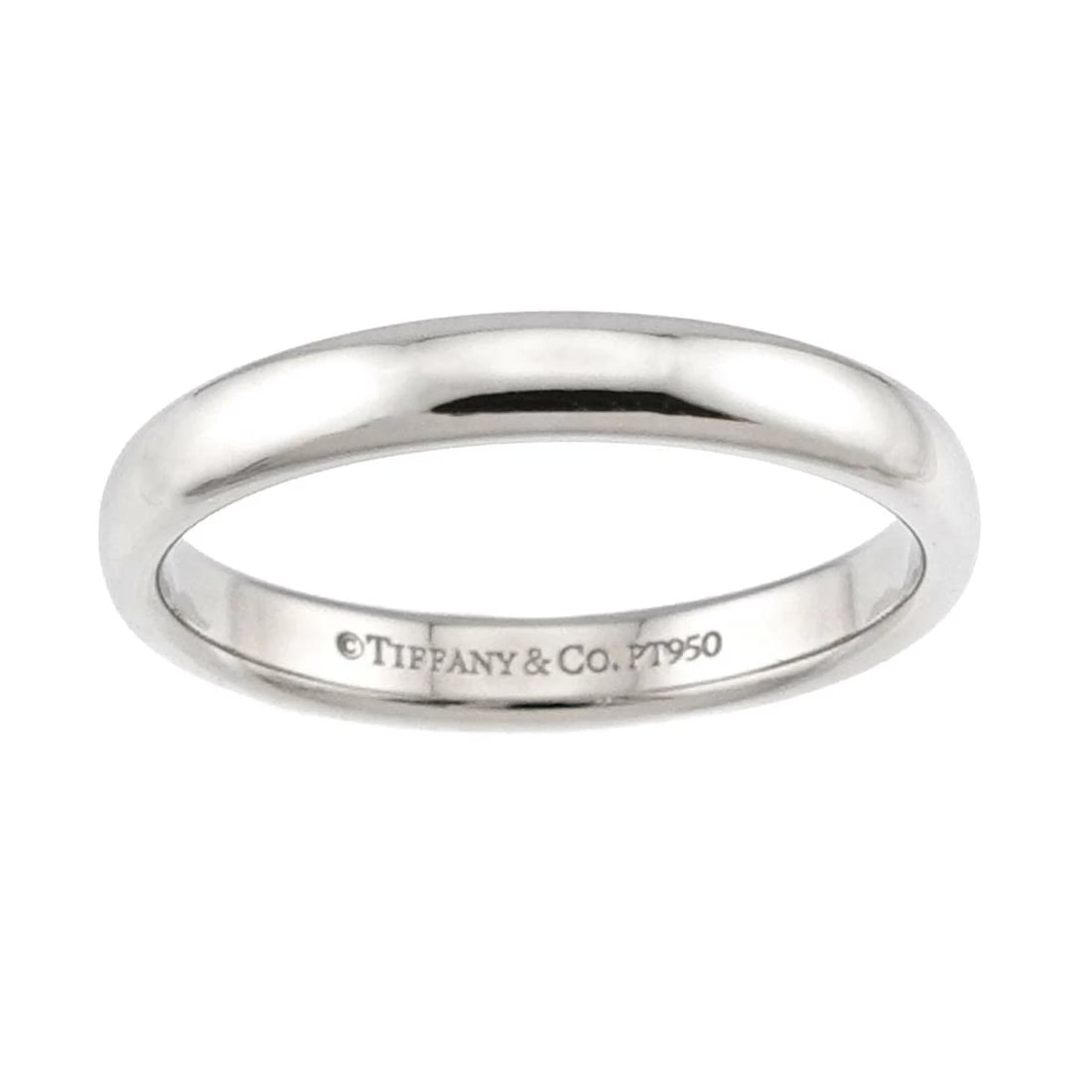 TIFFANY & CO. FOREVER RING PLATINUM: Tiffany & Co. Forever Ring Platinum Brand: Tiffany & Co. Type/Style: Ring Material: PT950, Color: Silver Size: US 7 Accessories: None Accessories Notice: When purchasing pre-owned goods, p